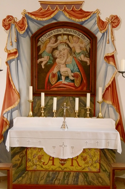 Altar der Kapelle Mittersberg.