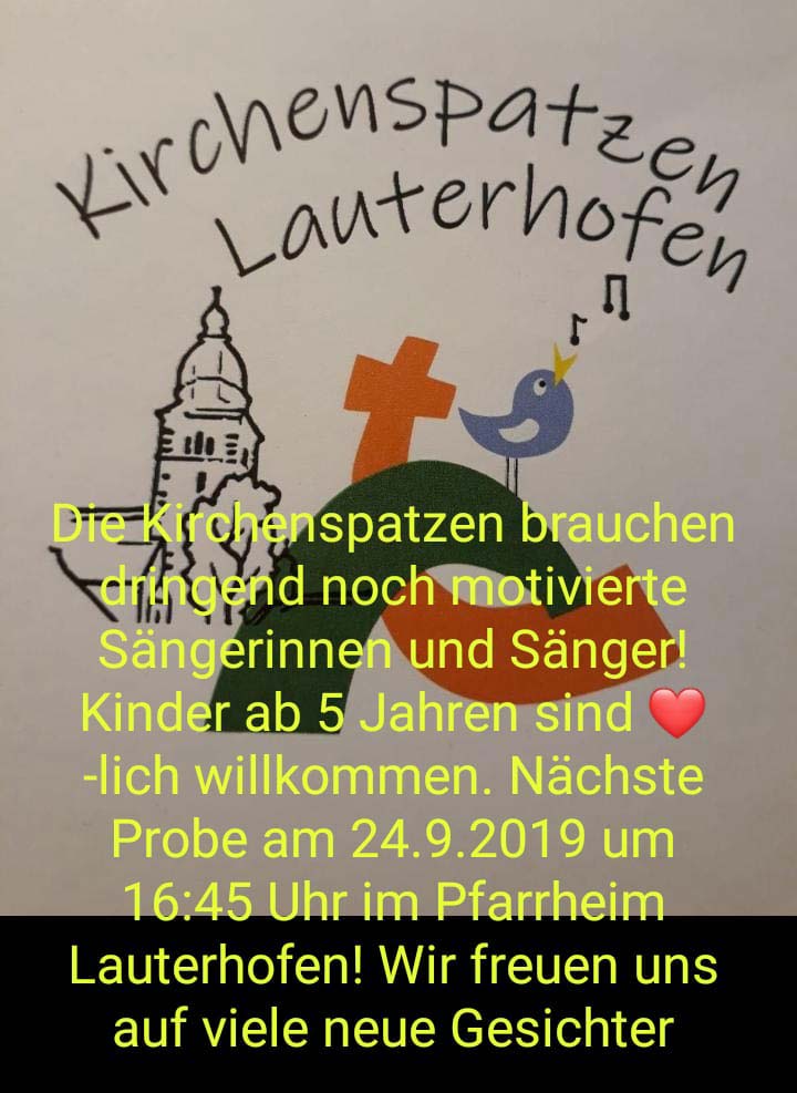 Kirchenspatzen Lauterhofen